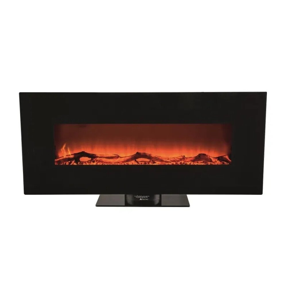 Cheminée électrique ELKAMIN VOLTOMAT sur pied ou murale, noire, 750/1500 W