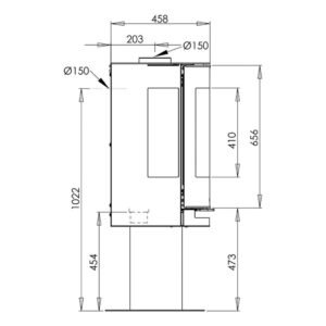 Poêle à bois Aduro 9.3 Lux Edition, 6 kW