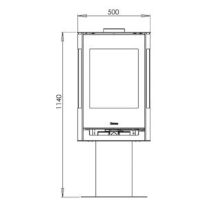Poêle à bois Aduro 9.3 Lux Edition, 6 kW
