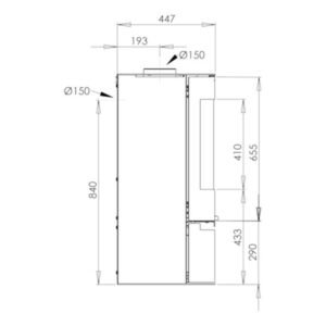 Poêle à bois Aduro 9.1, 6 kW