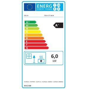 Poêle à bois Aduro 9 Air, 6 kW