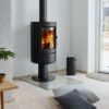 Poêle à bois Varde Aura 11, 5 kW, noir