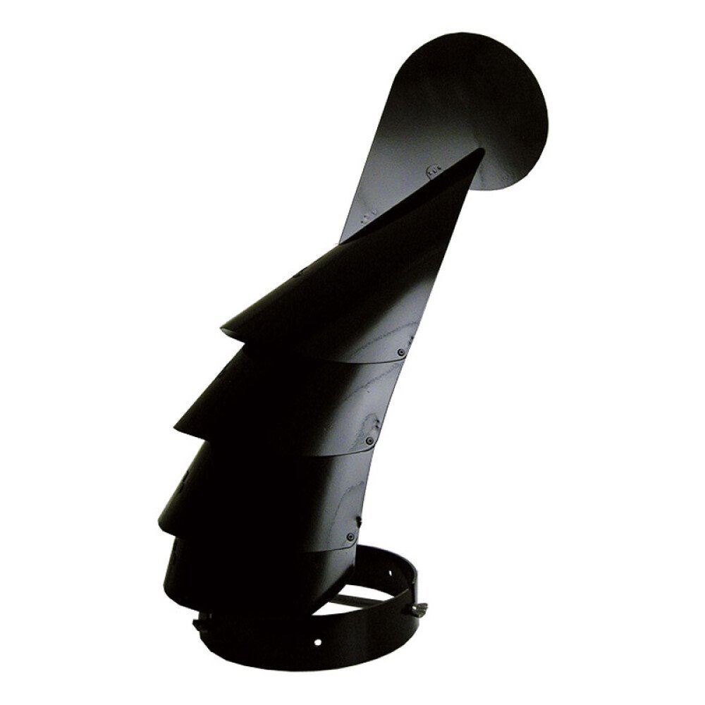 Girouette ronde NSP noire, Ø150 mm