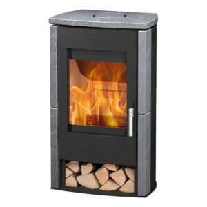 Poêle à bois FIREPLACE BRASIL avec pierre ollaire, 6 kW
