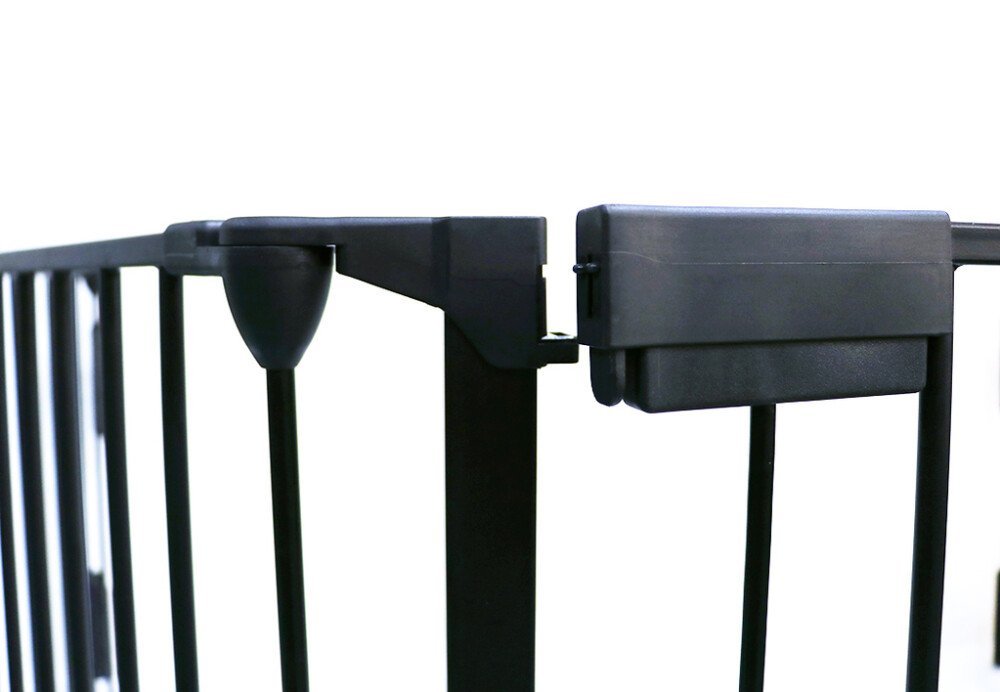 Pare-feu pour poêle à bois, 3 m, noir, vue 8
