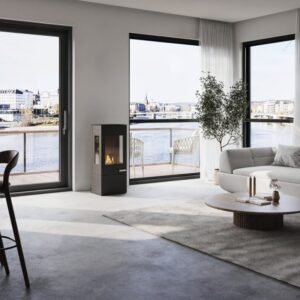 Cheminée à éthanol Spismiljö Apartment Allerum