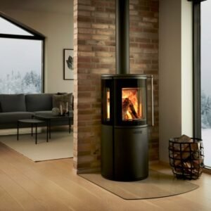 Poêle à bois Varde Nordic 9 Air 6,2 kW, noir mat