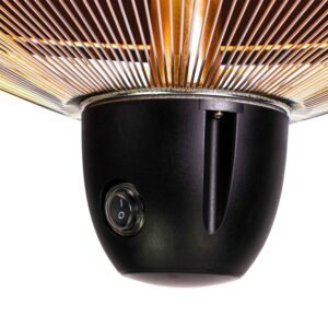 Chauffage de terrasse suspendu Fornorth 2000 W avec télécommande