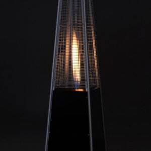 Chauffage de terrasse à gaz Fornorth Pyramid 13 kW noir