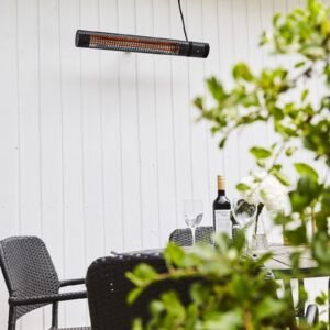 Chauffage de terrasse HEAT1 Heat 1 Eco High-line 2000 W noir