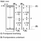 Réfrigérateur-congélateur intégré Bosch KBN96VSE0