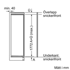 Réfrigérateur encastrable Bosch Serie 2 KIR81NSE0