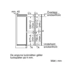 Réfrigérateur-congélateur intégrable Bosch KIN86NSE0 Serie 4, 177 cm, NoFrost et VitaFresh