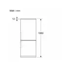 Réfrigérateur-congélateur Bosch KGN367ICT Série 4, 186 cm, finition inox avec VitaFresh et NoFrost