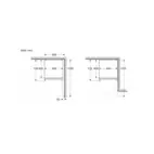 Réfrigérateur-congélateur Bosch KGN367ICT Série 4