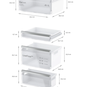 Réfrigérateur-congélateur encastrable Bosch KIV86VFE1