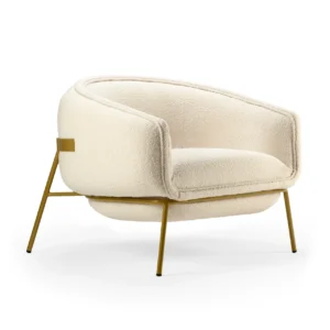 Fauteuil Blop Bouclé Snow de Mambo Unlimited Ideas