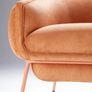 Fauteuil Blop Stripes Salmon de Mambo Unlimited Ideas