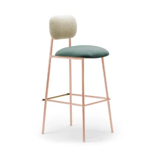 Tabouret de bar Miami Bouclé Snow