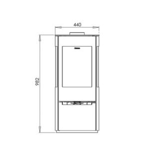 Poêle à bois Aduro 22, 5,5 kW