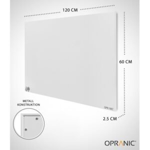 Panneau chauffant infrarouge Opranic P5 Infrapanel 900W Metall