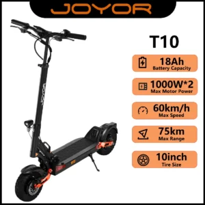 Trottinette électrique JOYOR T10 double moteur 2000W
