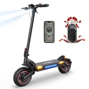 Scooter Électrique iScooter iX7 Pro 2000W, 80 km, Double Moteur