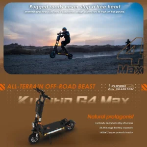 Yonis Trottinette Électrique Pliable Puissante Offroad