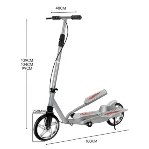 Yonis Trottinette Électrique Adulte Pliable Noir