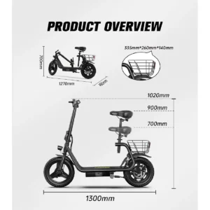 APEFOX Trottinette électrique C14 pliable
