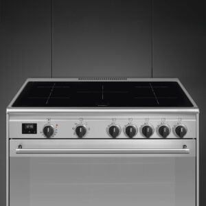 Smeg BG91IX2 Piano de cuisson induction 90 cm inox