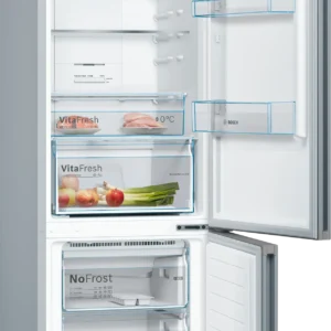 Réfrigérateur-congélateur combiné Bosch Série 4 KGN39VLEA , Inox , 368 L , No Frost
