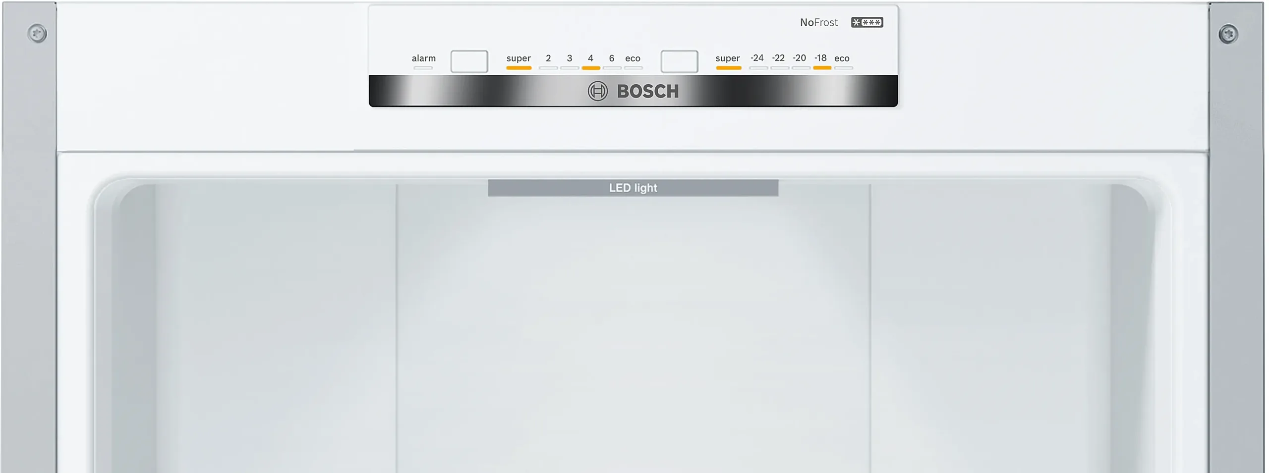 Réfrigérateur-congélateur combiné Bosch Série 4 KGN39VLEA , Inox , 368 L , No Frost, vue 4