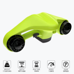ASIWO MANTA Scooter sous-Marin -Scooter Marin-Deux Moteurs- pour Plongée et Natation