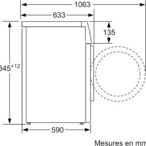 Lave-linge hublot Bosch Série 4 WAJ28008FF