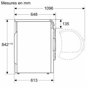 Sèche-linge pompe à chaleur Siemens WQ45G2A0FF