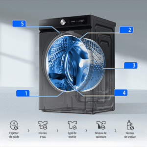 Lave-linge Samsung Bespoke AI 11 kg WW11DG6B85LBU3