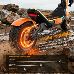 TOFUN Trottinette électrique pliable tout-terrain