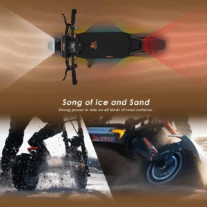 Yonis Trottinette Électrique Pliable Puissante Offroad