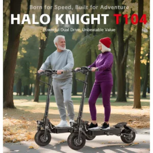 Trottinette électrique Halo Knight T104 noire