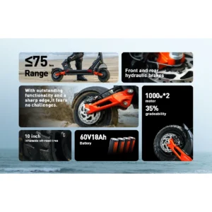 Trottinette électrique JOYOR T10 pliable