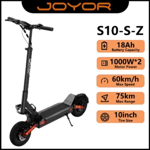 Trottinette électrique JOYOR S10-S-Z double moteur 2000W