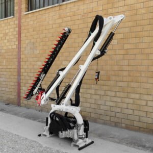 Taille-haies à bras série HRT-J à joystick pour tracteurs de 20 à 60 ch