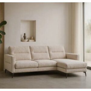 Sofá Chaise Longue Crema