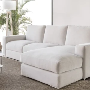 Canapé fixe avec chaise longue Bertina - Temasdos