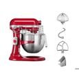 Robot Pâtissier KITCHENAID Professionnel 6.9 L Rouge Empire