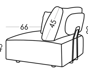 Canapé modulable Teseo - Fama